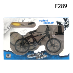 Mini Alloy Finger Bicycle Retro Double-Bar Bike Model 1:24 DIY Assemble Toy with Spare Tire Desk Display Collectible