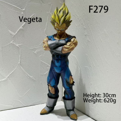30cm Super Saiyan Goku &amp; Vegeta Manga Color Anime Figure – Goku Holding Gohan Father-Son Statue Collectible (Unofficial)