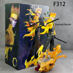 Naruto Six Paths Sage Mode Naruto & Sasuke PVC Statue 31cm Studio Style Collectible Figure (Unofficial Fan-Made)