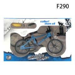 Mini Alloy Finger Bicycle Retro Double-Bar Bike Model 1:24 DIY Assemble Toy with Spare Tire Desk Display Collectible