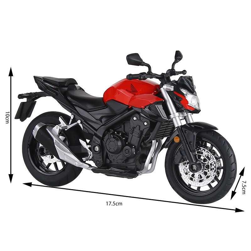1:12 Honda CB400F Licensed Diecast Alloy Motorcycle Model Sound Light Toy Bike Collectible Display Vehicle