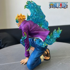 One Piece Marco the Phoenix 19cm Squatting Pose Figure Anime Collectible Statue Desk Display Model Figure Third-Party Manufactured