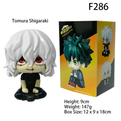 Chibi My Hero Academia Izuku Midoriya Bakugo Todoroki Dabi Figure Set Anime Q Version Collectible Desk Statue (Unofficial)