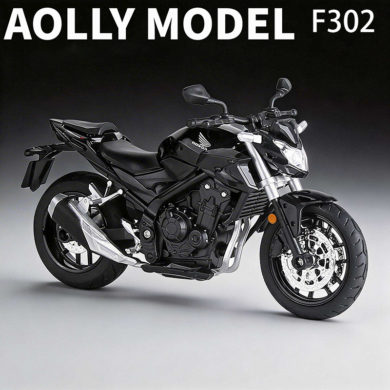 1:12 Honda CB400F Licensed Diecast Alloy Motorcycle Model Sound Light Toy Bike Collectible Display Vehicle