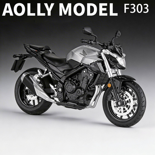1:12 Honda CB400F Licensed Diecast Alloy Motorcycle Model Sound Light Toy Bike Collectible Display Vehicle