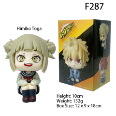Chibi My Hero Academia Izuku Midoriya Bakugo Todoroki Dabi Figure Set Anime Q Version Collectible Desk Statue (Unofficial)