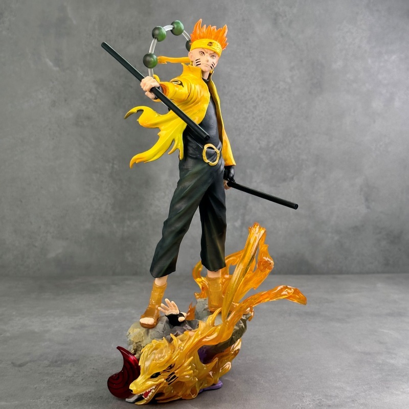 Naruto Six Paths Sage Mode Naruto & Sasuke PVC Statue 31cm Studio Style Collectible Figure (Unofficial Fan-Made)
