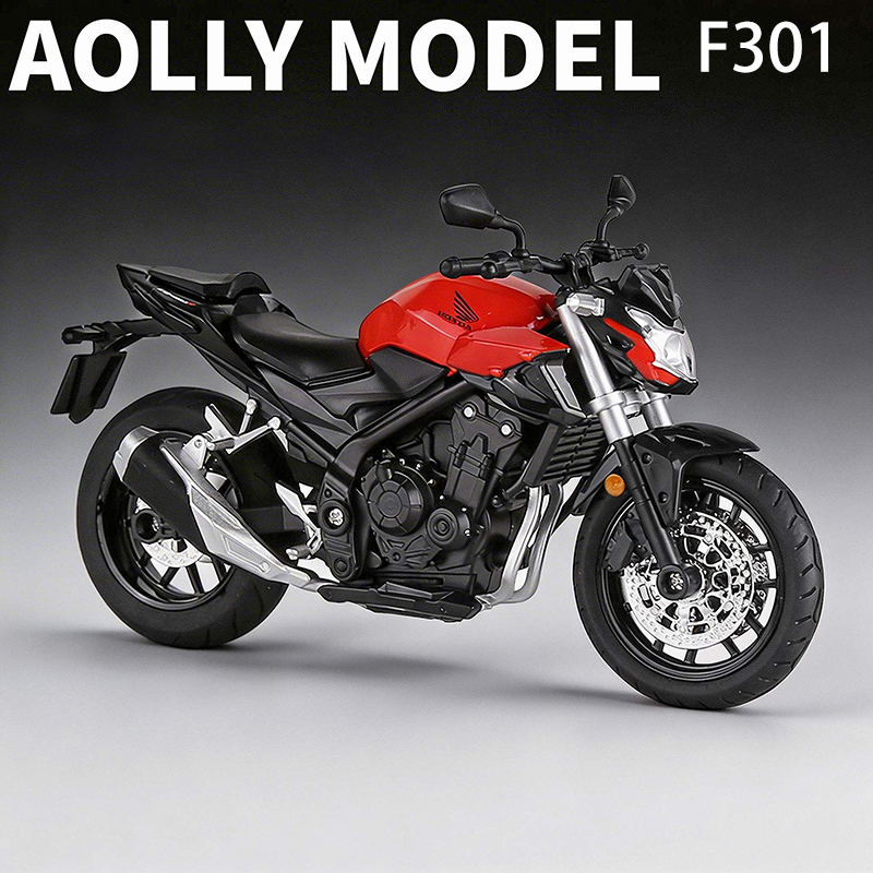 1:12 Honda CB400F Licensed Diecast Alloy Motorcycle Model Sound Light Toy Bike Collectible Display Vehicle