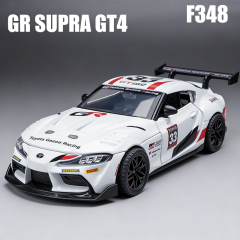 1:32 Toyota Supra GT4 Diecast Car Model Official Licensed Alloy Sports Car Collectible Toy Vehicle Display Model