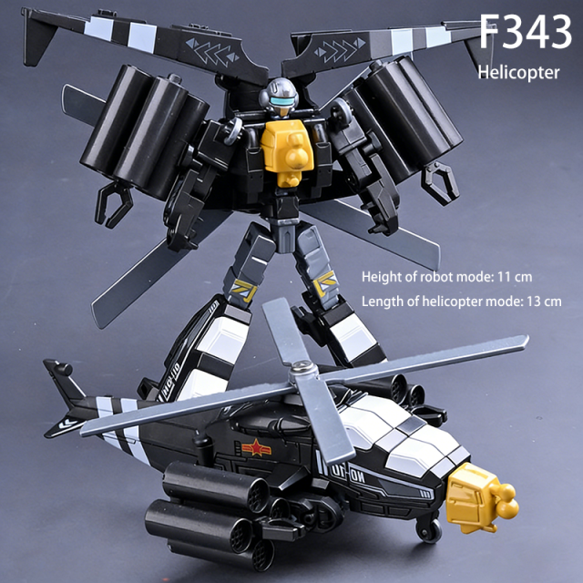 Military Transforming Mecha Robot Tank Plane Submarine Action Figure Model Toy Collectible Gift Puzzle Assembly