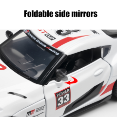 1:32 Toyota Supra GT4 Diecast Car Model Official Licensed Alloy Sports Car Collectible Toy Vehicle Display Model