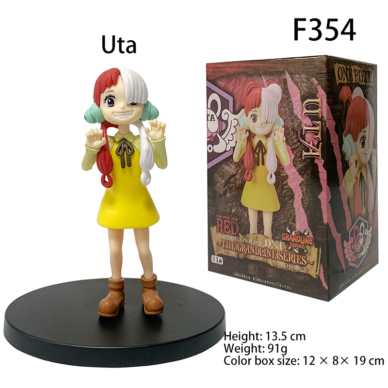 One Piece Childhood Yamato Uta Action Figure Set Anime PVC Collectible Statue Model Desk Display Ornament Toy Gift