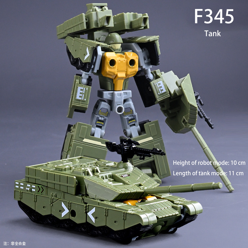 Military Transforming Mecha Robot Tank Plane Submarine Action Figure Model Toy Collectible Gift Puzzle Assembly