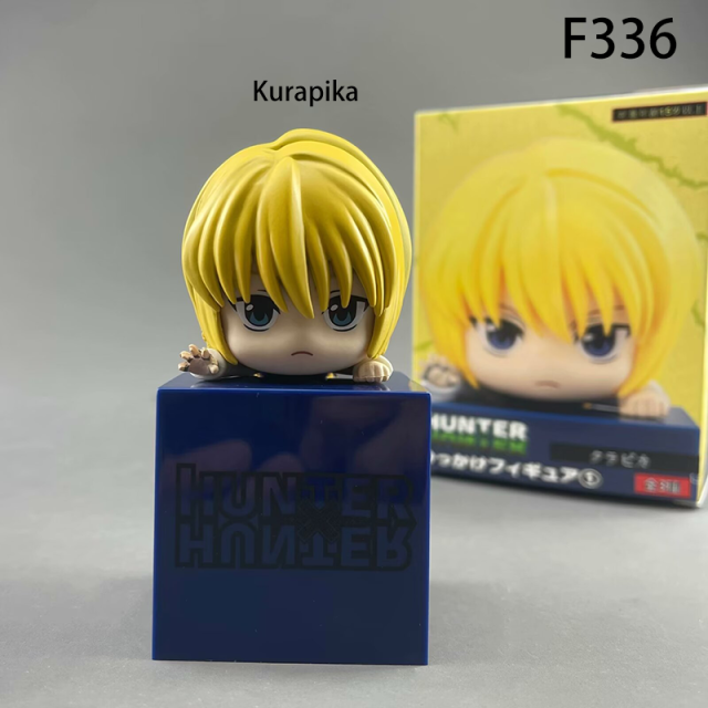 Hunter x Hunter Chibi Killua Gon Kurapika Lying Pose Figure Set – Third-Party Anime Mini Collectible Car Desk Decor