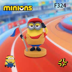 Despicable Me 4 Minions Fitness Workout Action Figure Collectible Toy Model Minion Gym Pose Desk Display Figurine Gift