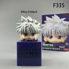 Hunter x Hunter Chibi Killua Gon Kurapika Lying Pose Figure Set – Third-Party Anime Mini Collectible Car Desk Decor