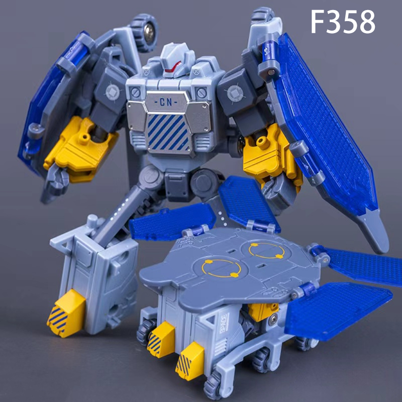 Kids Transforming Robot Toy 6-in-1 Space Shuttle Car Mecha Model Assembly Action Figure Gift for Boys Collectible