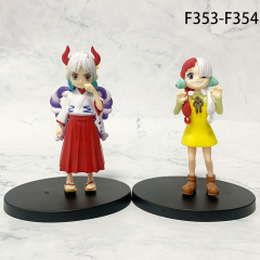 One Piece Childhood Yamato Uta Action Figure Set Anime PVC Collectible Statue Model Desk Display Ornament Toy Gift