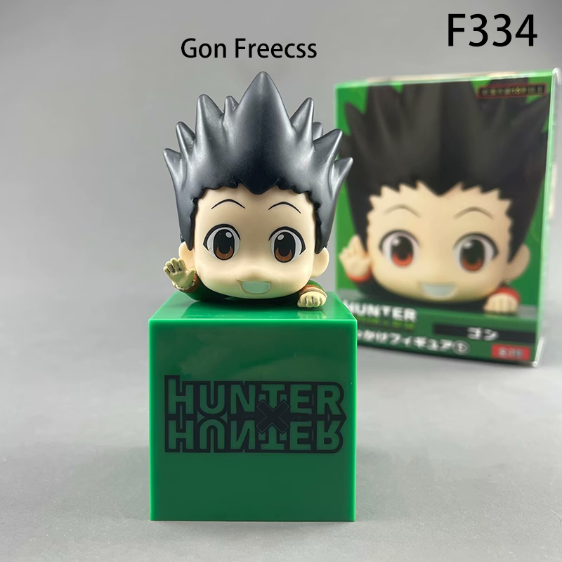 Hunter x Hunter Chibi Killua Gon Kurapika Lying Pose Figure Set – Third-Party Anime Mini Collectible Car Desk Decor