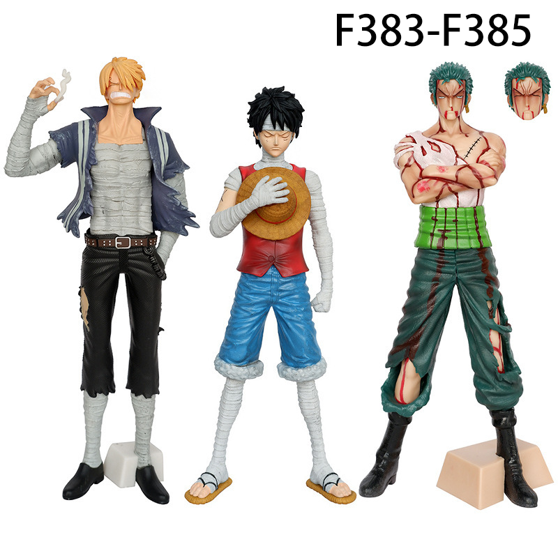 Anime Pirate Figure Set Battle Style Characters Inspired Collectible PVC Models Desk Decoration Fan Gift Multiple Styles