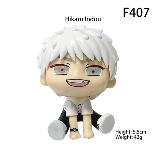 Anime Chibi Sitting Figure Yoshiki Tsujinaka Hikaru Indou Duo Style PVC Desk Collectible Model Fan Gift