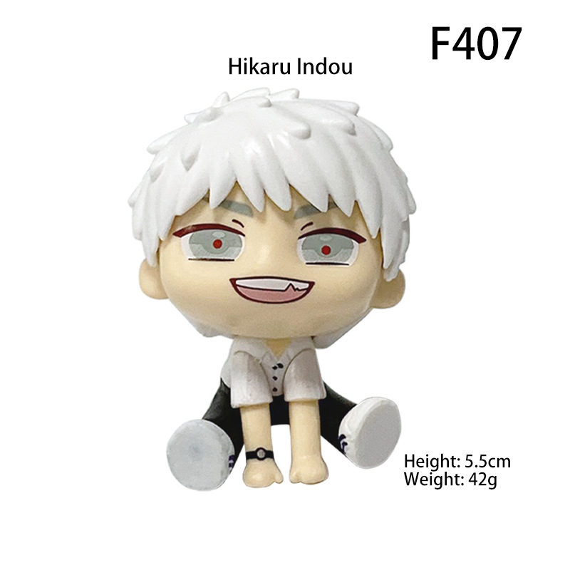 Anime Chibi Sitting Figure Yoshiki Tsujinaka Hikaru Indou Duo Style PVC Desk Collectible Model Fan Gift