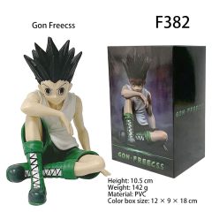 Anime Boy Sitting Figure Duo Style Hunter Inspired Desk Decoration 11cm PVC Collectible Model Fan Gift