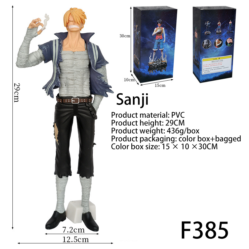 Anime Pirate Figure Set Battle Style Characters Inspired Collectible PVC Models Desk Decoration Fan Gift Multiple Styles