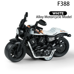 Diecast Pull Back Motorcycle Toy 1:36 Scale Alloy Bike Model for Kids Mini Vehicle Collectible Gift