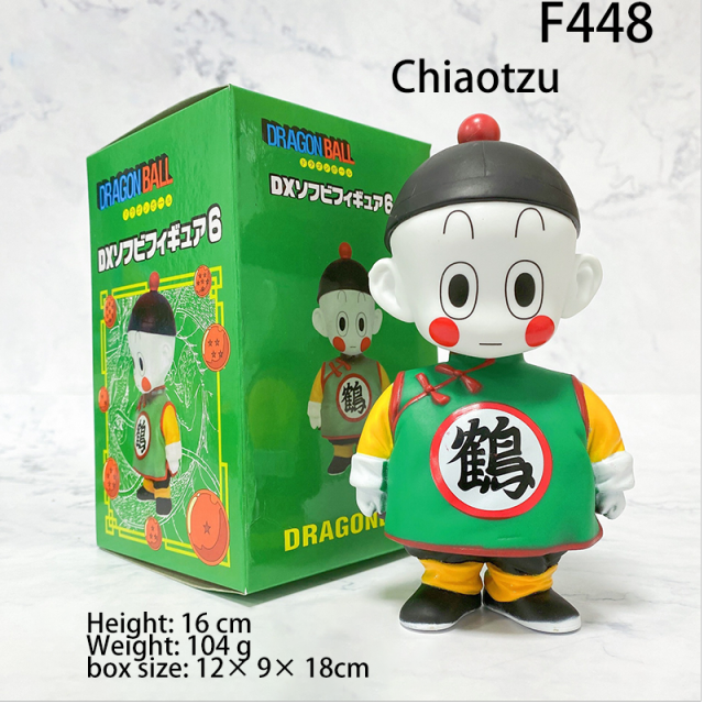 Dragon Ball Figures Set Goku Krillin Chiaotzu Yajirobe Popo Anime Collectible Toy Model Desk Decoration Gift Statues