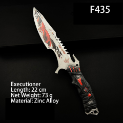 Delta Action Executioner Knife Model S8 Season Game Inspired Alloy Collectible Replica Unsharpened Metal Toy Display Prop Gift