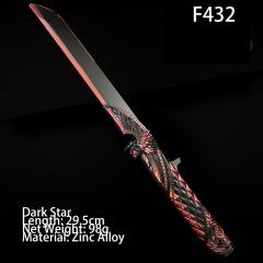 Dark Star Style Knife Model Alloy Prop S8 Inspired Collectible Zinc Alloy Unsharpened Decorative Toy Gift