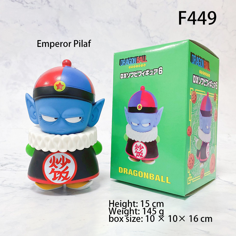 Dragon Ball Figures Set Goku Krillin Chiaotzu Yajirobe Popo Anime Collectible Toy Model Desk Decoration Gift Statues