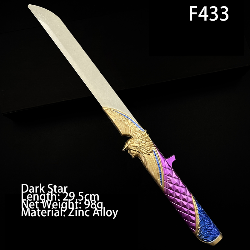 Dark Star Style Knife Model Alloy Prop S8 Inspired Collectible Zinc Alloy Unsharpened Decorative Toy Gift