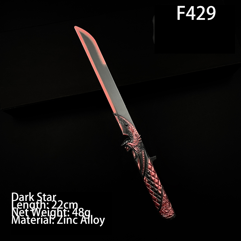 Dark Star Style Knife Model Alloy Prop S8 Inspired Collectible Zinc Alloy Unsharpened Decorative Toy Gift