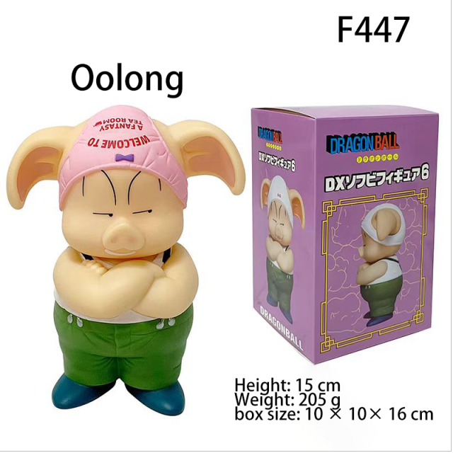 Dragon Ball Figures Set Goku Krillin Chiaotzu Yajirobe Popo Anime Collectible Toy Model Desk Decoration Gift Statues