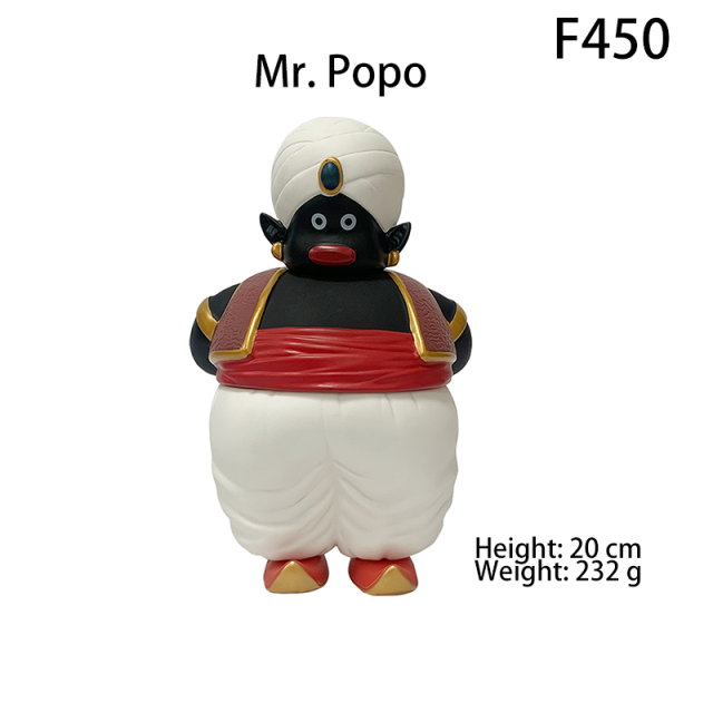 Dragon Ball Figures Set Goku Krillin Chiaotzu Yajirobe Popo Anime Collectible Toy Model Desk Decoration Gift Statues