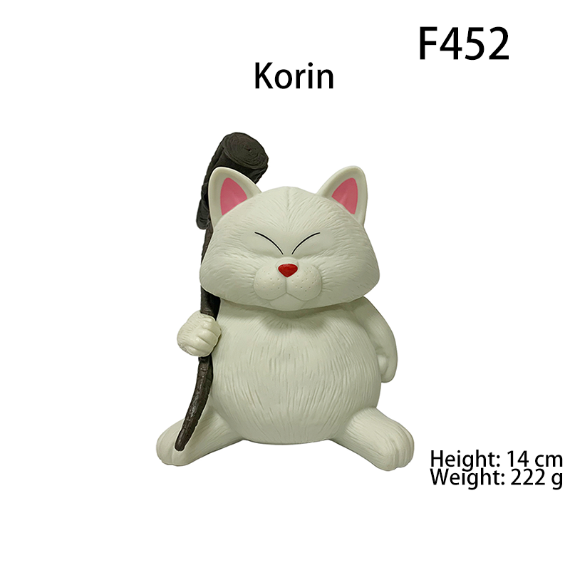 Dragon Ball Figures Set Goku Krillin Chiaotzu Yajirobe Popo Anime Collectible Toy Model Desk Decoration Gift Statues