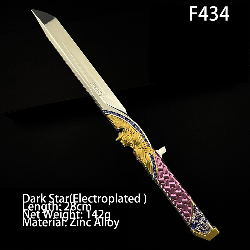 Dark Star Style Knife Model Alloy Prop S8 Inspired Collectible Zinc Alloy Unsharpened Decorative Toy Gift