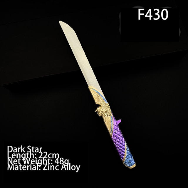 Dark Star Style Knife Model Alloy Prop S8 Inspired Collectible Zinc Alloy Unsharpened Decorative Toy Gift