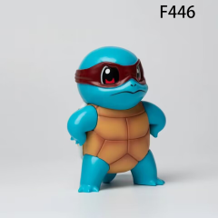 Pokemon Squirtle Action Figure Red Goggles Black Sunglasses Versions Anime Collectible Toy Desk Decoration Gift