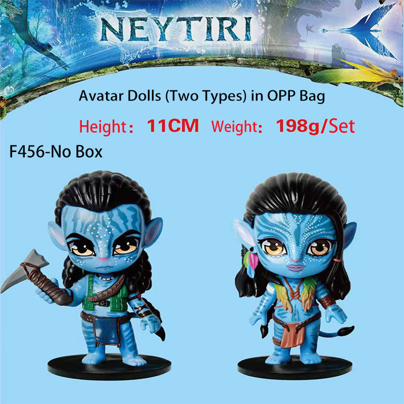 Avatar The Way of Water Jake Sully Neytiri Chibi Figure Cute Collection  Statue Movie Display Toy Gift  Fans ﻿