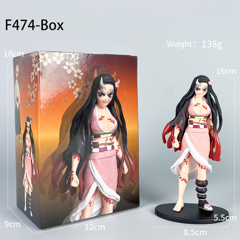 Nezuko Kamado Demon Form  Statue Figure Demon Slayer Anime Collection Kimetsu no Yaiba Toy Gift Decoration ﻿