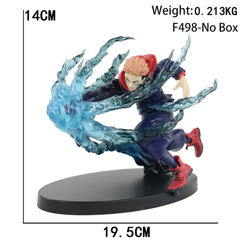 Itadori Yuji Battle Statue Figure Jujutsu Kaisen Anime Collection Fighting Pose Sorcerer Model Toy Gift Decoration
