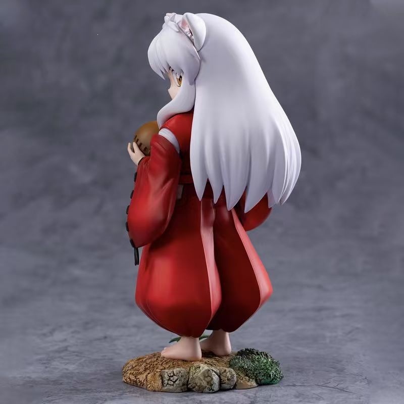 Inuyasha Statue Figure Classic Anime Collection Half Demon Warrior Model Toy Gift Decoration Fans