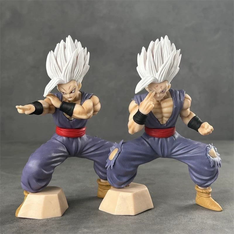 Goku Ultra Instinct Statue Figure Dragon Ball Super Anime Collection Silver Hair Model Toy Gift Decoration Fans