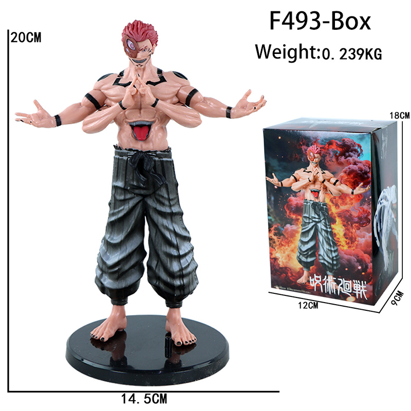 Ryomen Sukuna Statue Figure Jujutsu Kaisen Anime Collection King of Curses Model Toy Gift Decoration