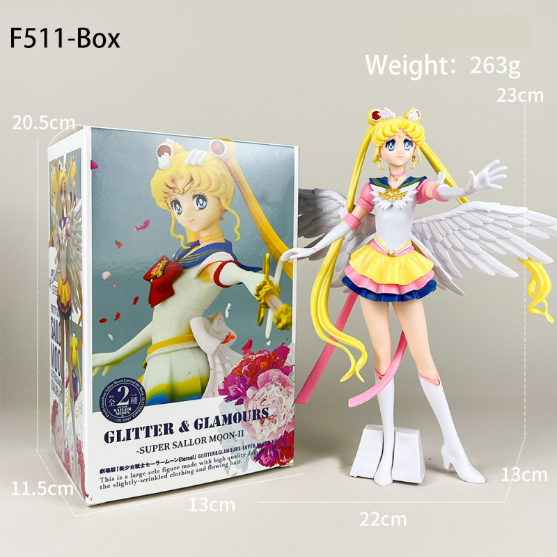 Sailor Moon Statue Figure Princess Serenity Anime Collection Usagi Tsukino Sailor Moon Crystal Model Toy Gift Decoration