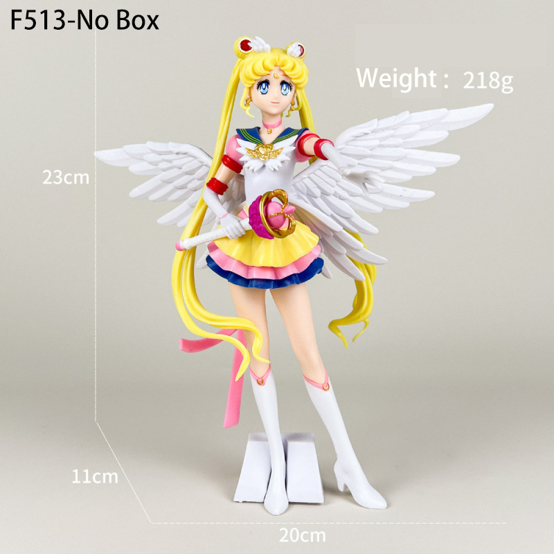 Sailor Moon Transformation Statue Figure Princess Serenity Usagi Tsukino Anime Collection Magical Girl Pose Model Toy Gift Decoration