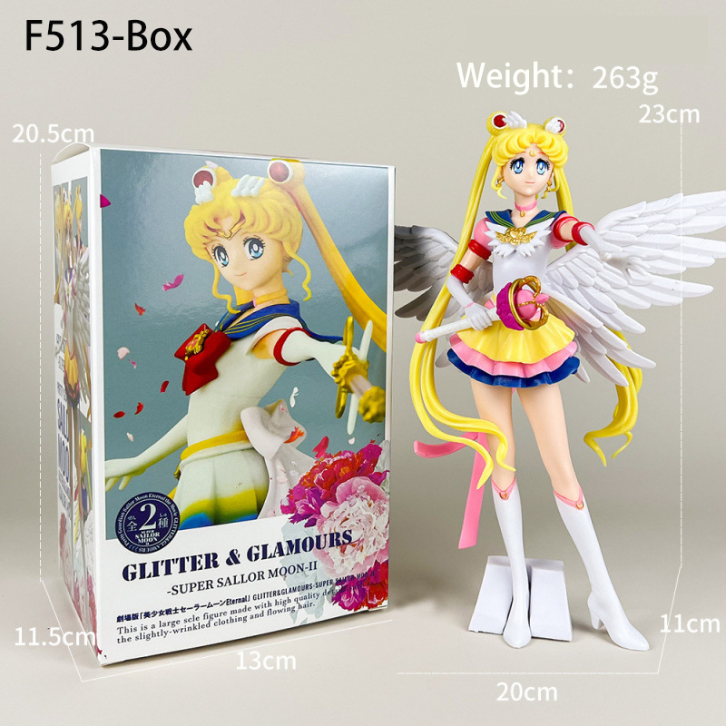 Sailor Moon Transformation Statue Figure Princess Serenity Usagi Tsukino Anime Collection Magical Girl Pose Model Toy Gift Decoration